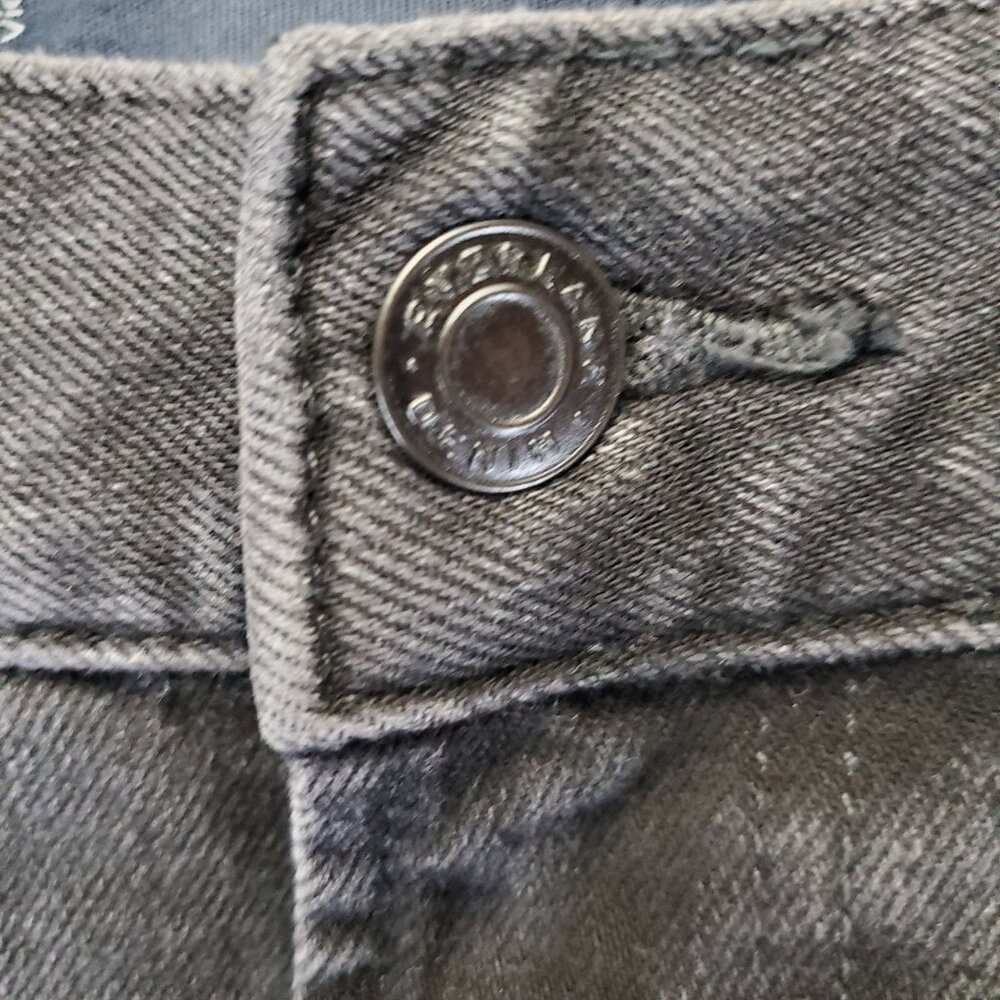 Everlane Jeans Mens 35x32 Black Athletic Stretch Organic Slim Uniform Denim - Picture 8 of 11